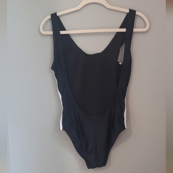 Adidas Logo Whole Piece One Piece Scoop Back Swimsuit - Picture 4 of 8